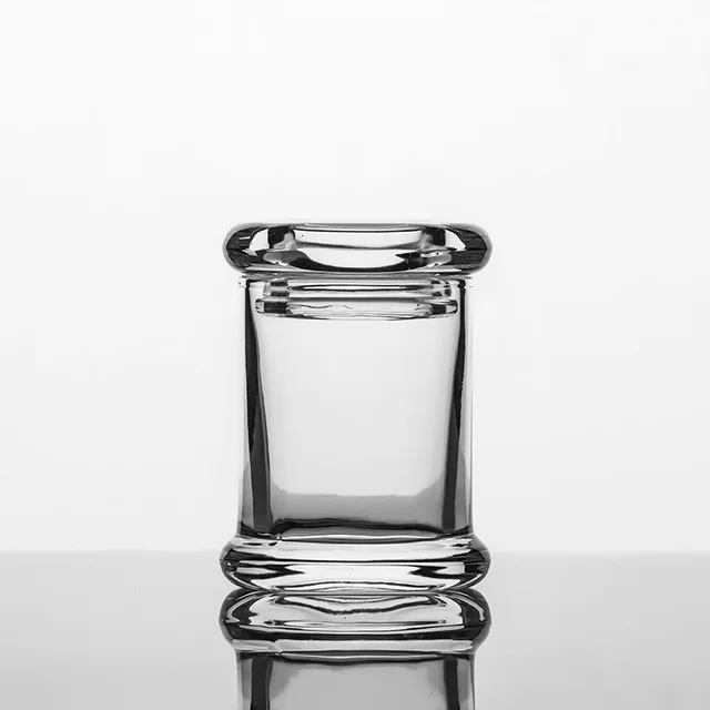 Glass candle jar
