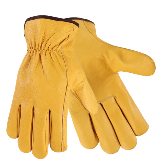 Leather work glove