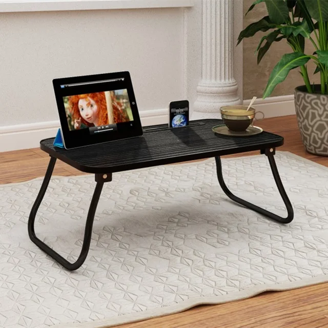 Laptop Table for Bed，Multifunction Lap Desk with Foldable Legs