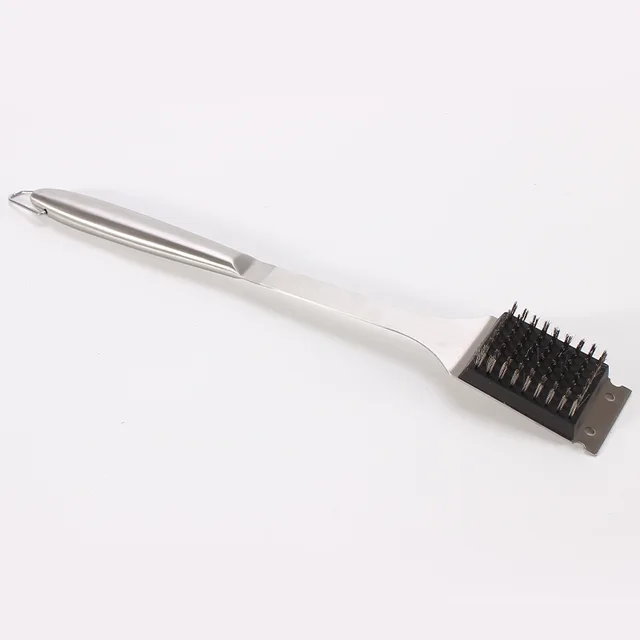 Attractive bbq grill brush stainless steel grill brush durable bbq brush for grill clean