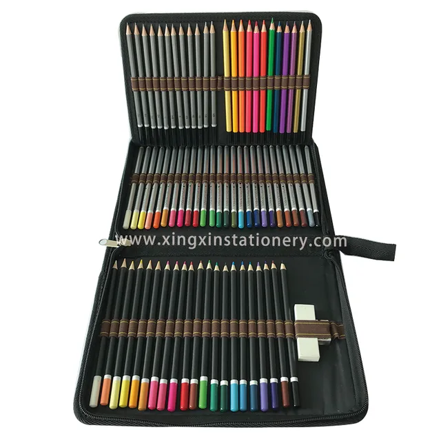 74pcs Nylon Bag Art Set