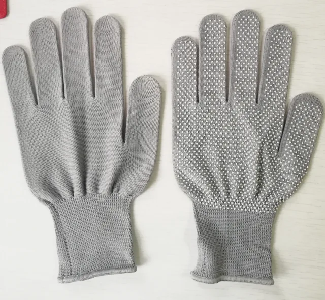 13G polyester / nylon PVC dots gloves