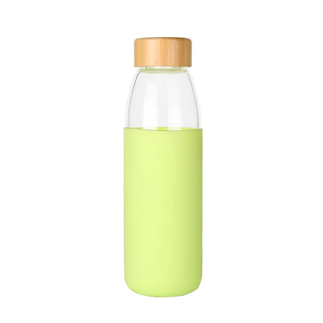 Glass water bottle