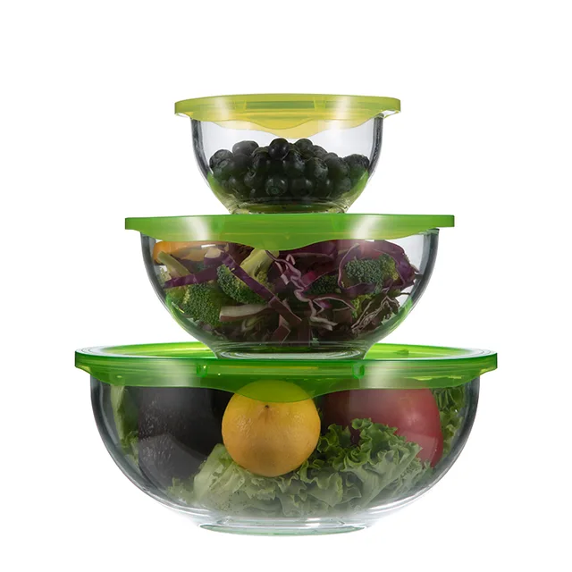 Glass Salad Bowl