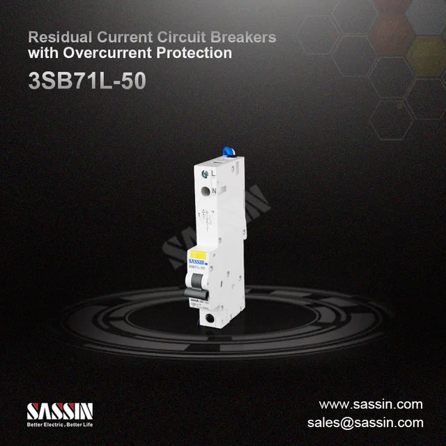 RCBO Residual Current Circuit Breaker with overcurrent protection