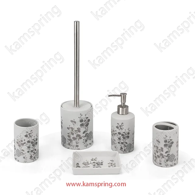 Ceramic bathroom set
