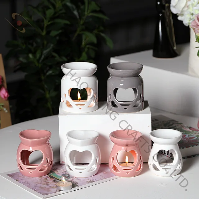 Ceramic oil Burner with hollow
