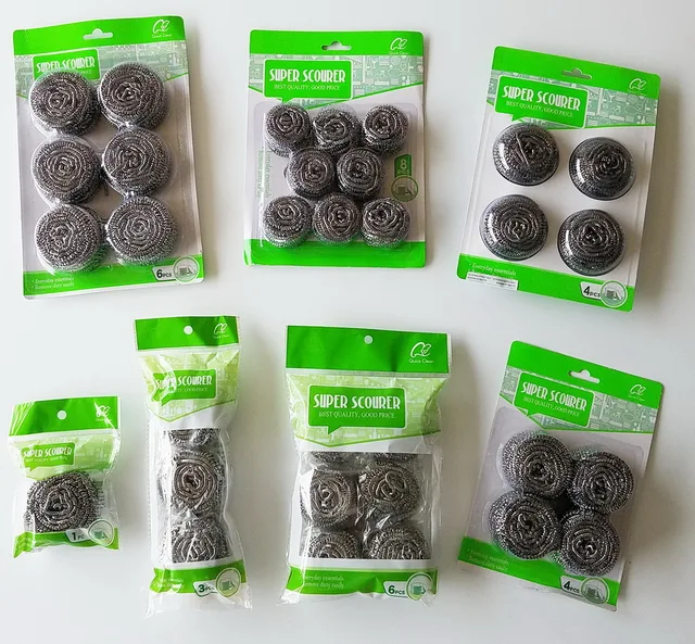 Kitchen clean stainless steel ball stainless steel scrubber