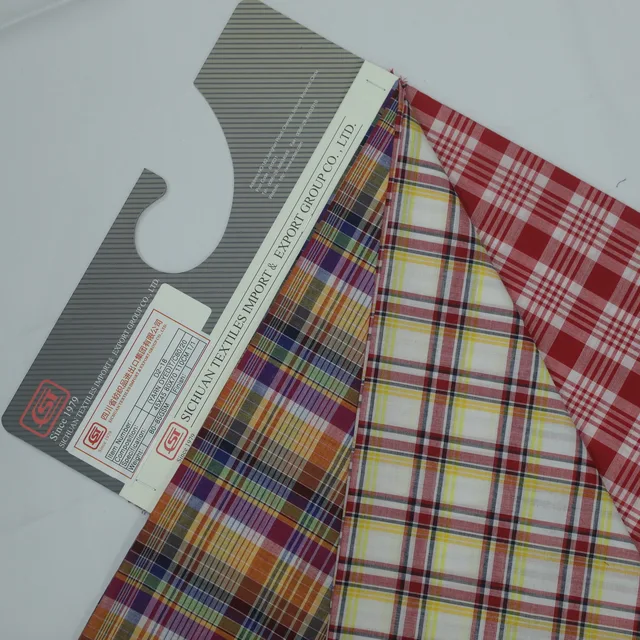 Poly/Cotton Yarn Dyed Fabric