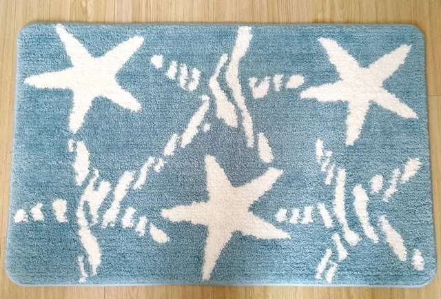 High quality soft fashion Microfiber bath rug non slip mat with TPR bottom