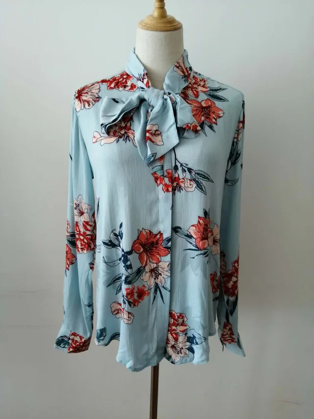 Women shirt,ladies shirt,ladies blouses,women blouses,woven rayon printed shirt
