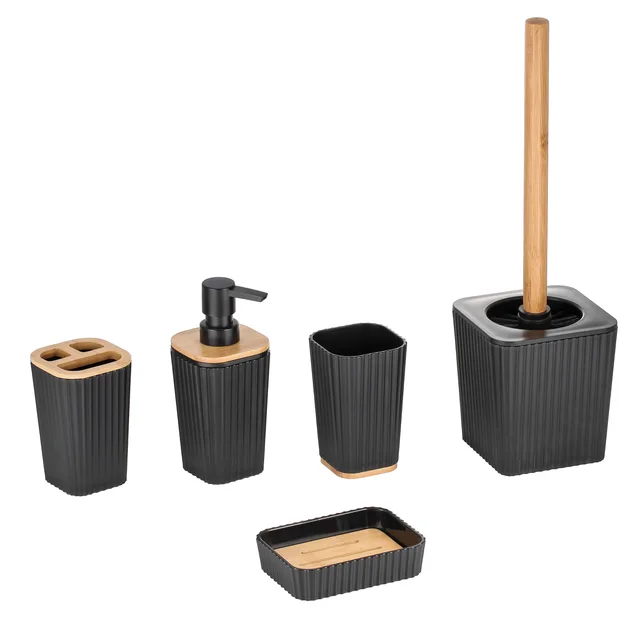 PS Tooth Brush Holder with Bamboo on Top