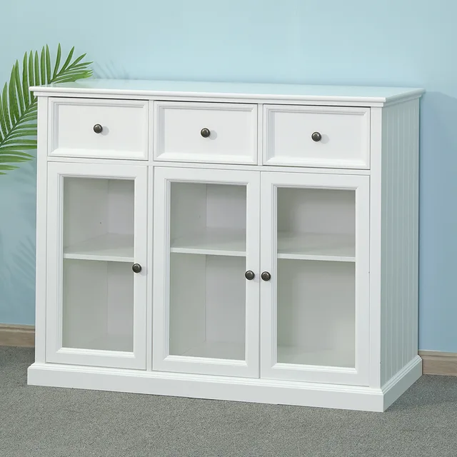 3 doors 3 drawers cabinet