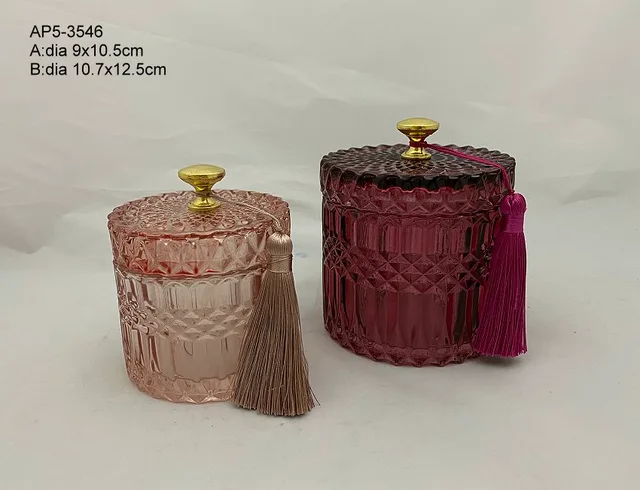 Glass Candle Holder
