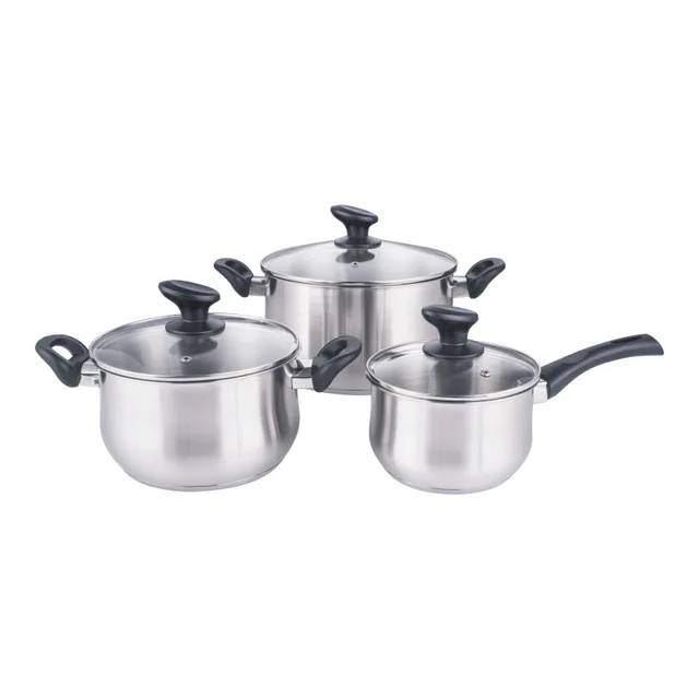Belly shape casserole 6pcs set