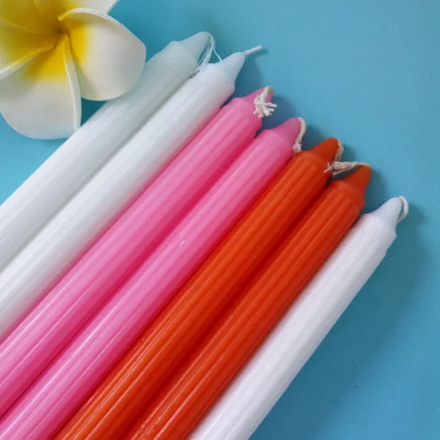 Fluted candle to Mozambique