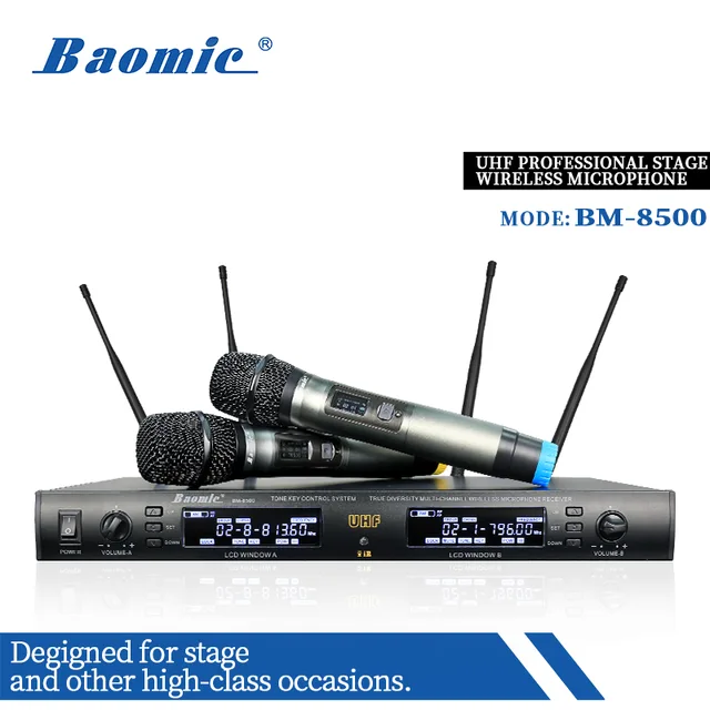 Baomic BM-8500 UHF professional stage wireless microphone