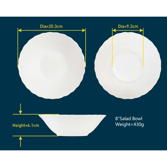 Cut-dede 8" salad bowl