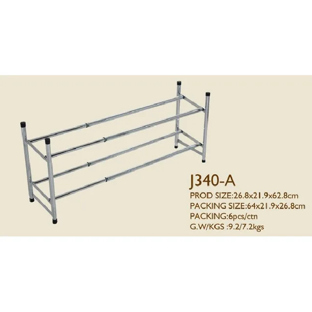 Telescopic shoe rack electroplating