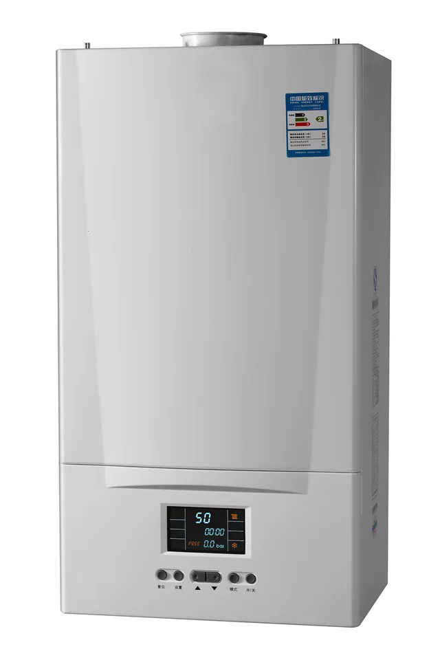 Wall hung gas boiler