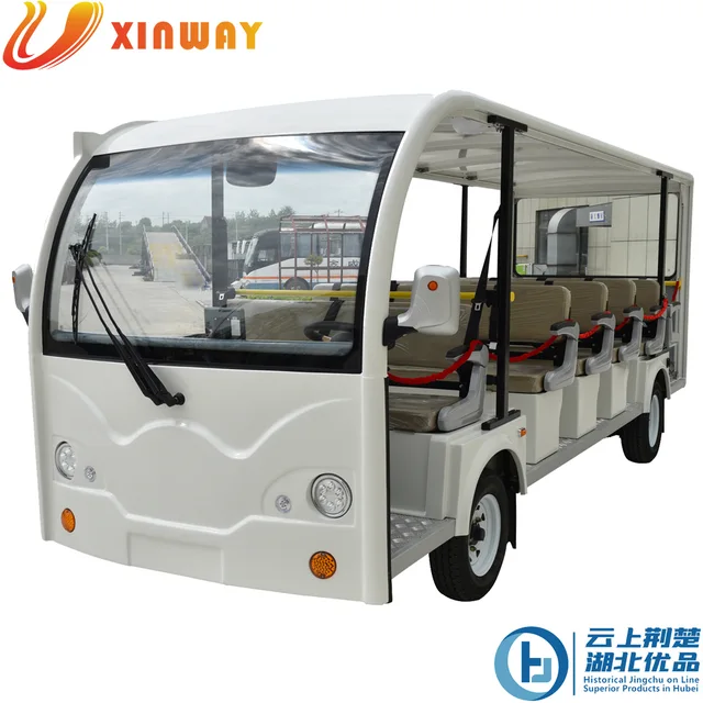 Eco Friendly Seats Bus Luxury Electric Sightseeing Shuttle Bus For School, High Quality Shuttle Bus For Sale Electric
