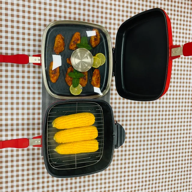 Multi-Function double fry pan