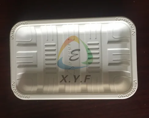 Disposable 100% compostable tray
