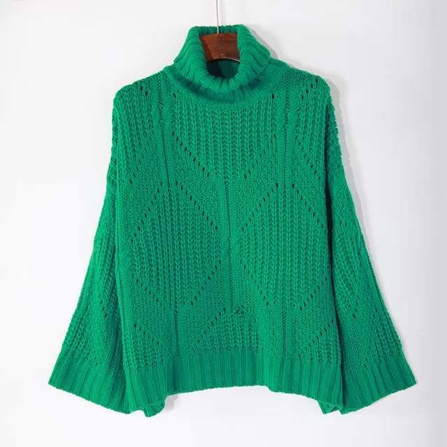 Women's Knitted high neck sweater
