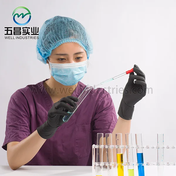 Black Nitrile Gloves