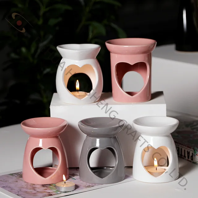 Ceramic oil Burner with hollow