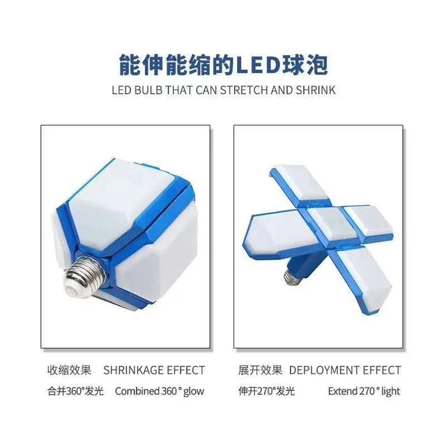 Led square folding lamp 35w