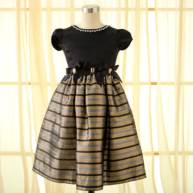 Embroidered flower girl dress