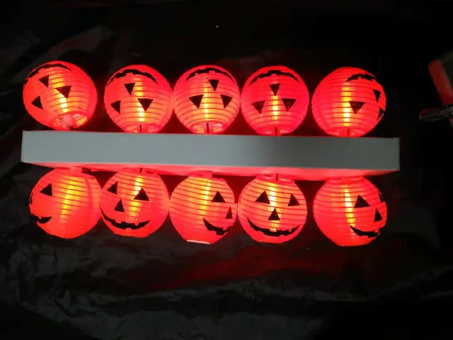 Pumpkin lights, halloween lights, decorative lights