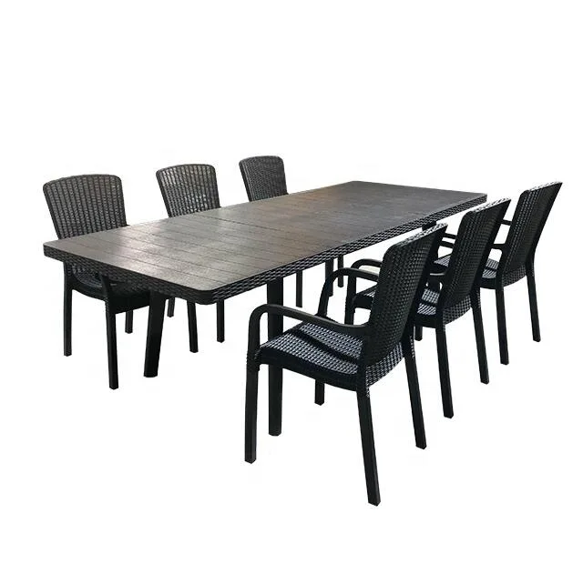 Plastic Outdoor/Garden/Patio/Backyard Furniture Set