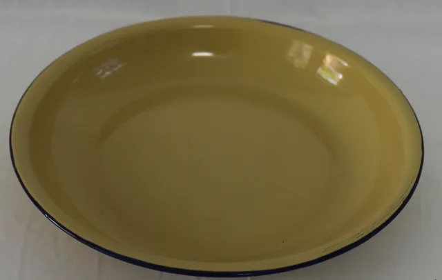Enamel rice plate in plain color