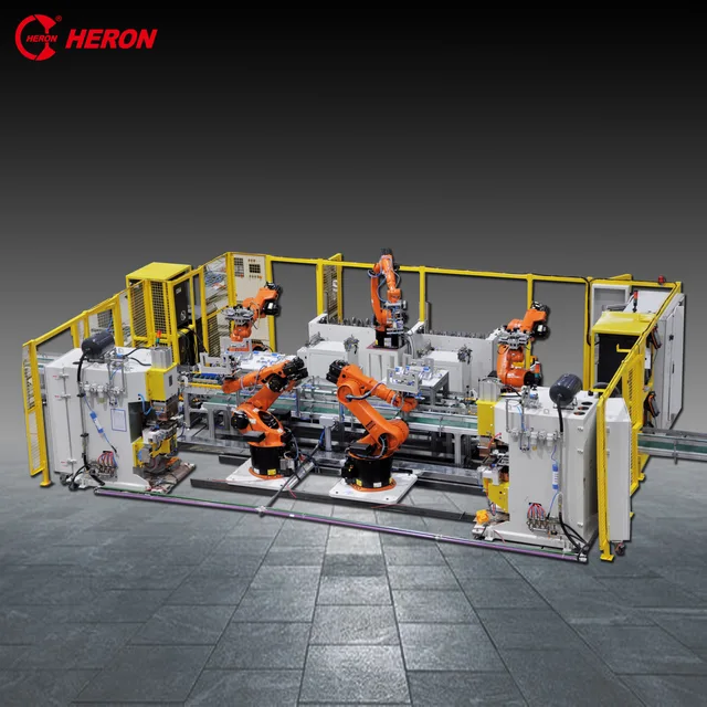 Automatic welding machine for shell and base plate
