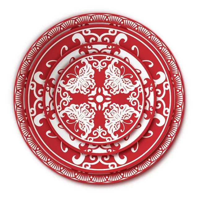 Paper-cut Dinnerware set