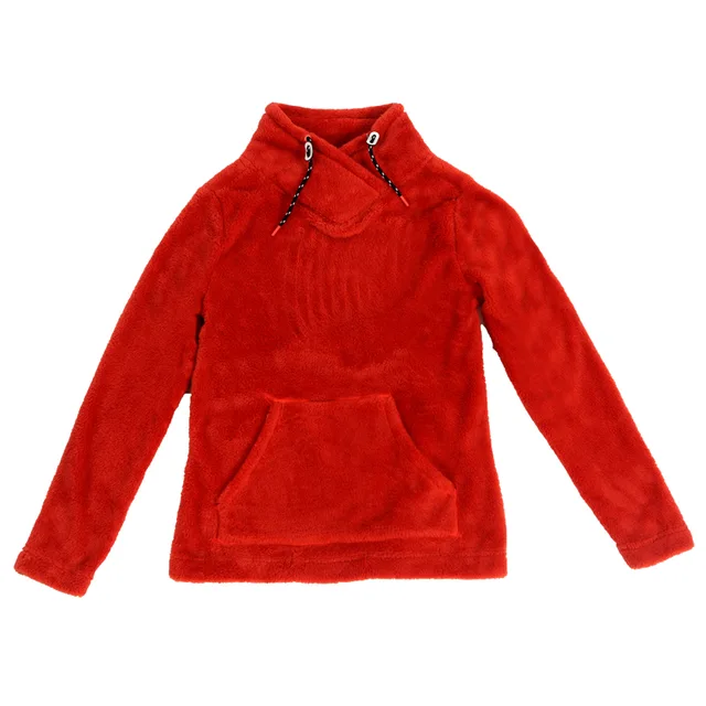 Ladies coral fleece pullover