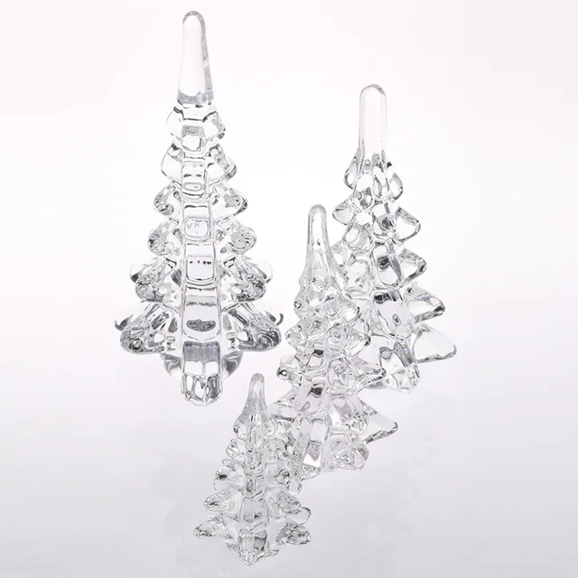 Glass pine decorations