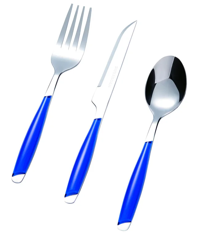 Stainless Steel Cutlery Set with Plastic Handle