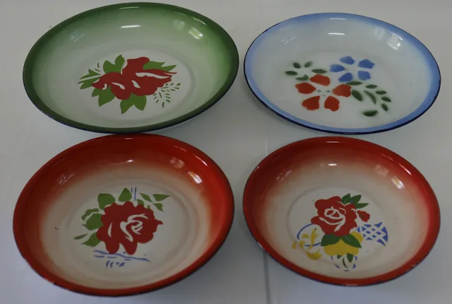 Enamel rice plate
