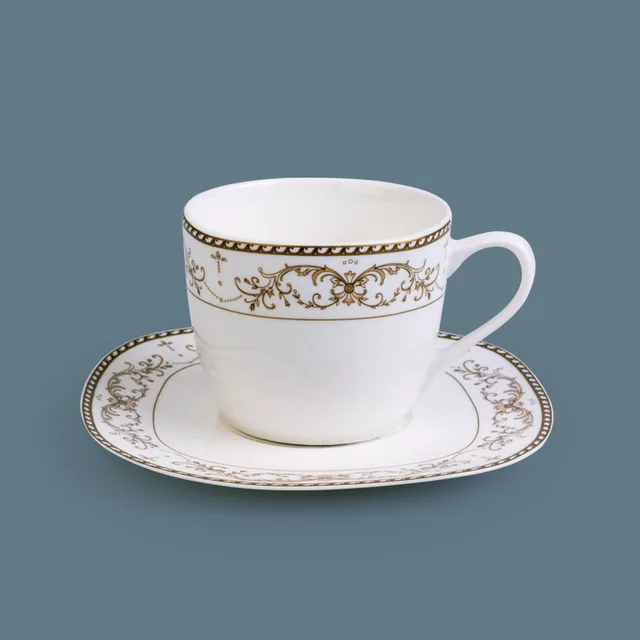 Square Cup and Saucer