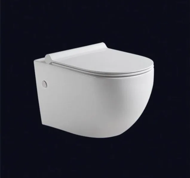 Round shape wall hung toilet