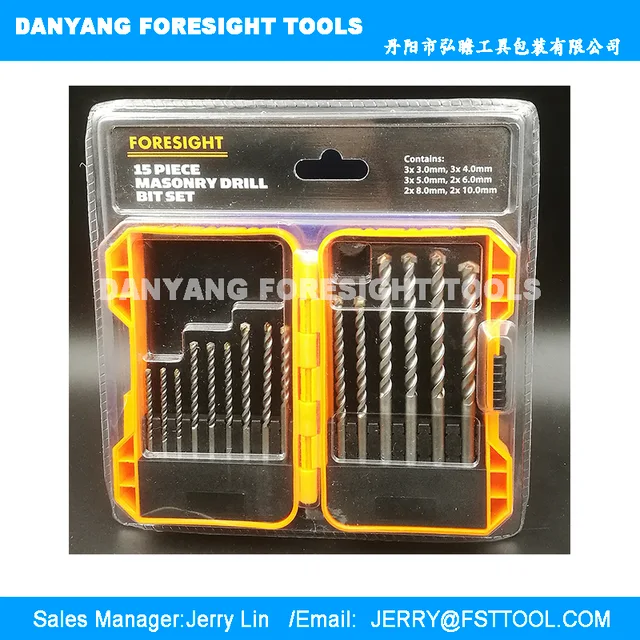 15pcs masonry drills set-2