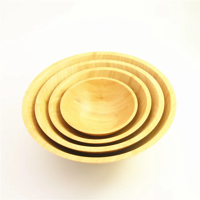 Bamboo bowl set