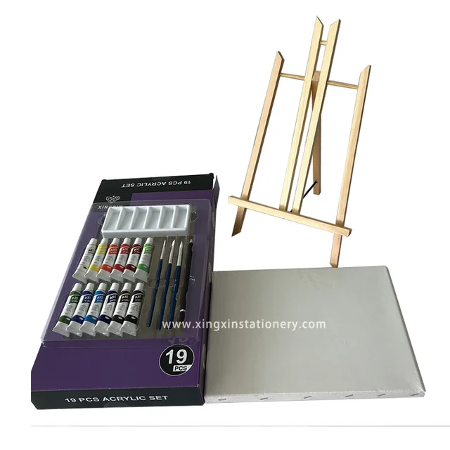 20pcs Acrylic Paint Color Box Art Set