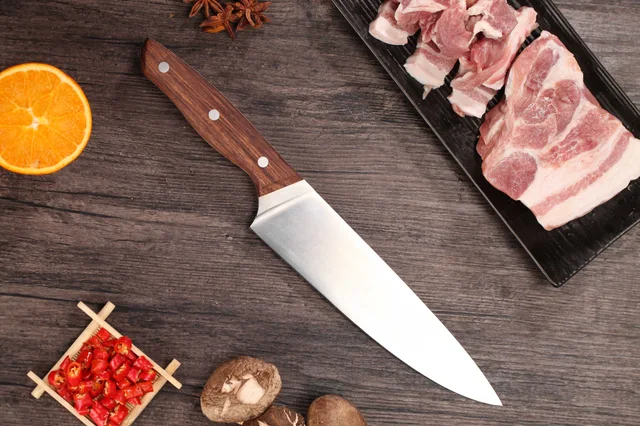 8" Chef Knife with Rosewood Handle