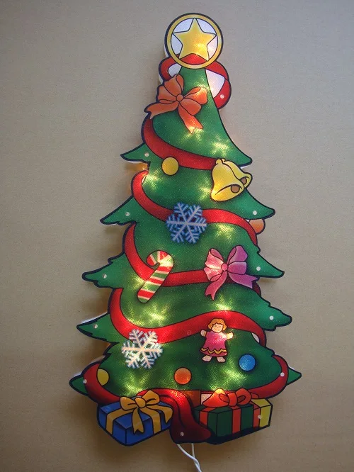 PVC silhouette window lights, christmas lights, decorative lights