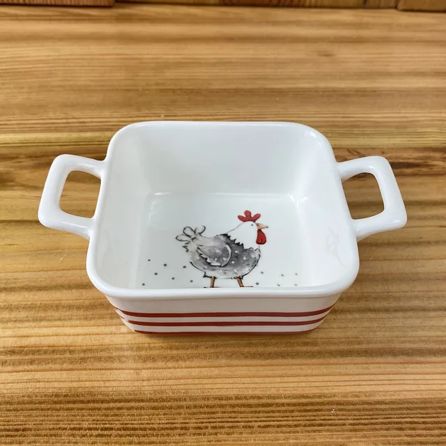 Baking tray Porcelain Tableware Chicken Design