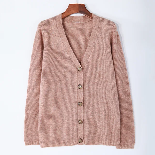 Women‘s V neck knitted cardigan’